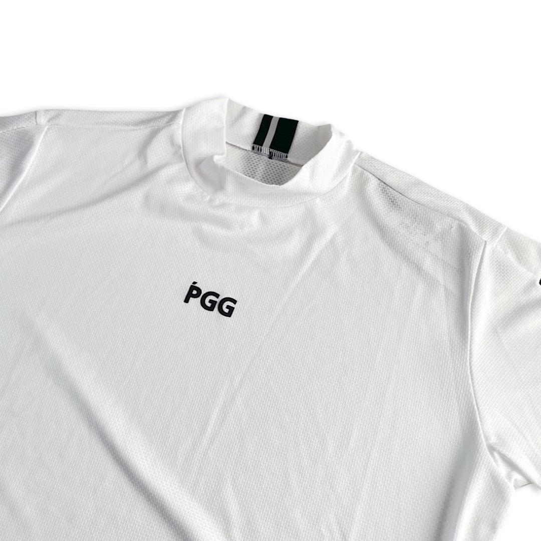 720 PGG 半袖モックネック メンズ ホワイト サイズ 6 XL