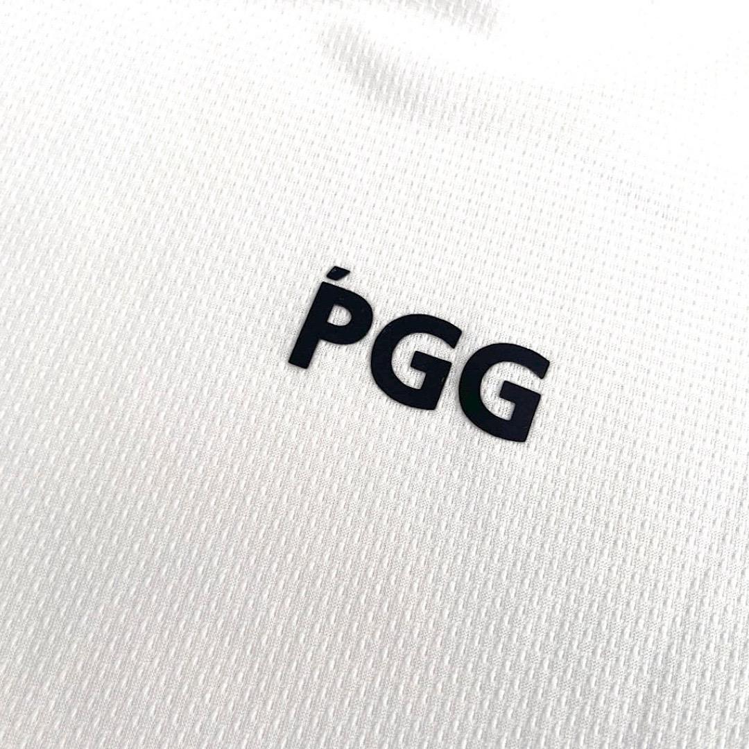720 PGG 半袖モックネック メンズ ホワイト サイズ 6 XL