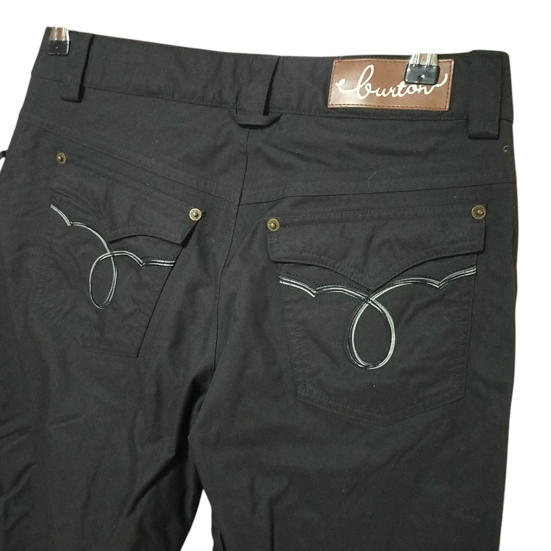 【美品 高機能】US BURTON スノーボード パンツ S 黒