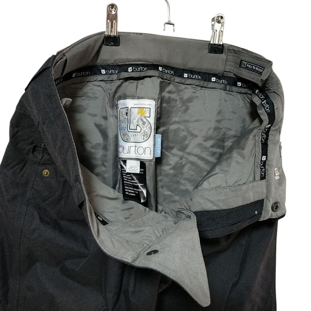 【美品 高機能】US BURTON スノーボード パンツ S 黒