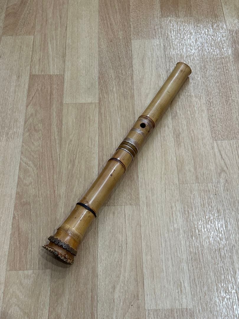 尺八　精華銘　1尺6寸　銀三線