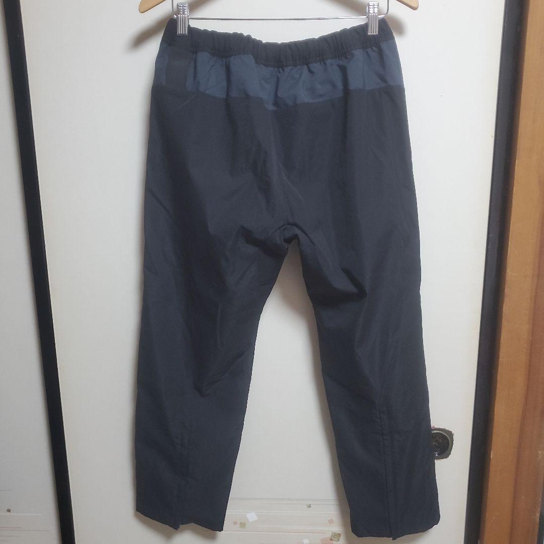 【美品】カンタベリー　ウインドパンツ　メンズL　ラグビー　ブラック　裏地付