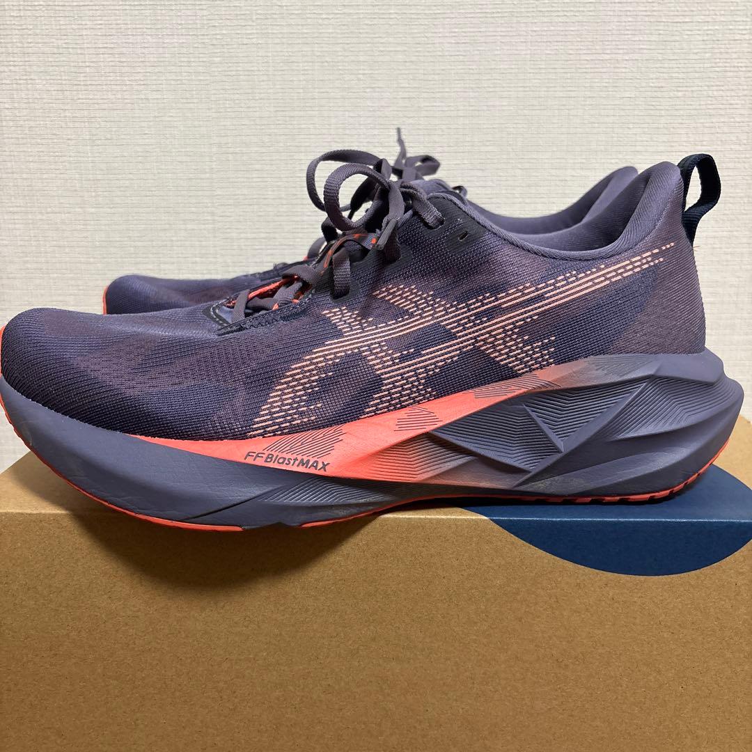 ASICS NOVABLAST 5 28.0cm パープル/オレンジ