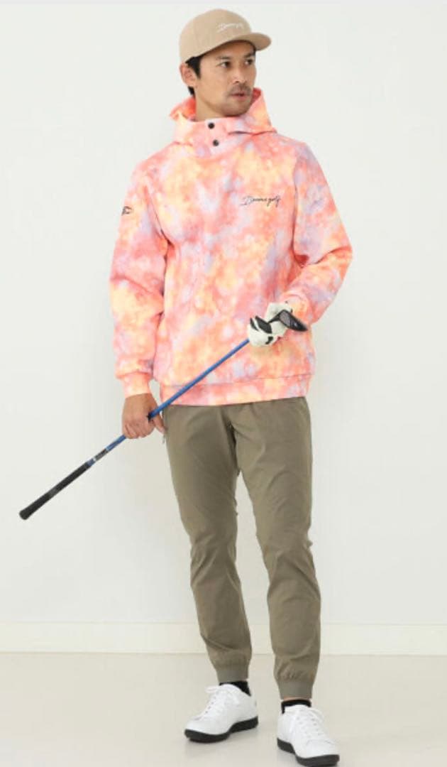 BEAMS GOLFORANGE LABEL タイダイ ダンボールニット パーカ