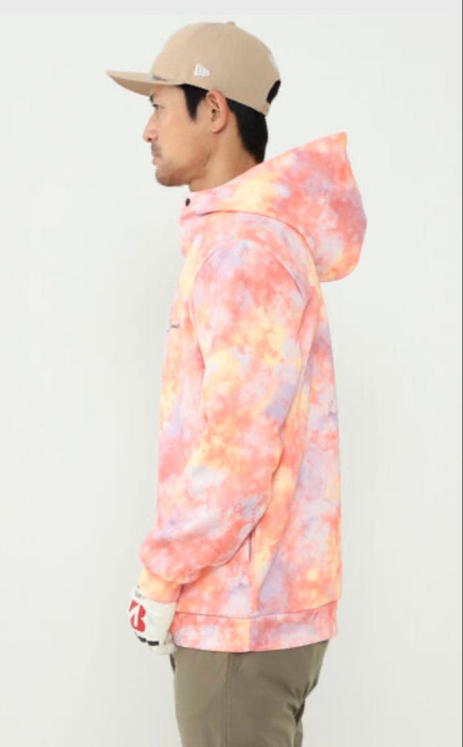 BEAMS GOLFORANGE LABEL タイダイ ダンボールニット パーカ