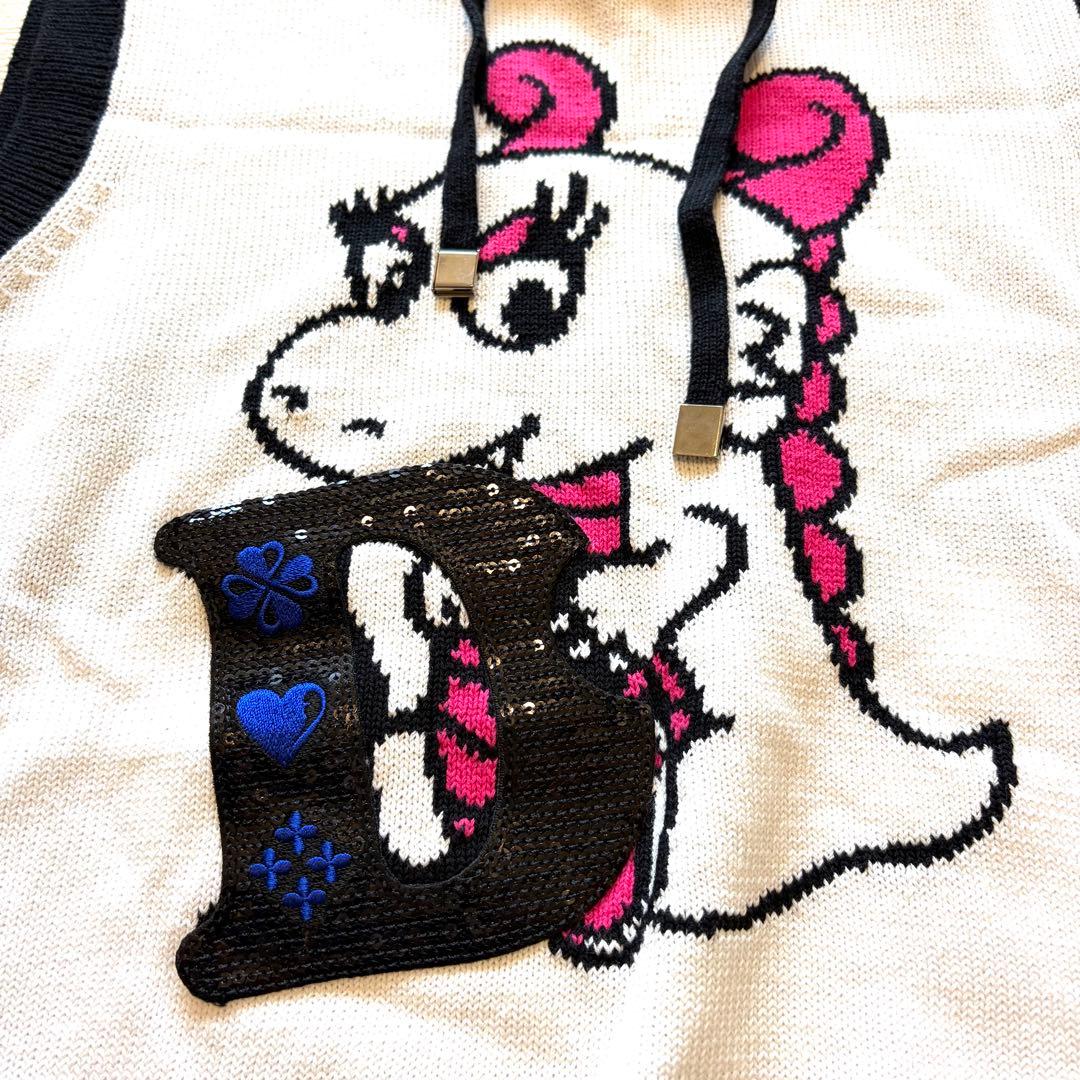 DANCE WITH DRAGON ダンスウィズドラゴン 袖なし ニットベスト