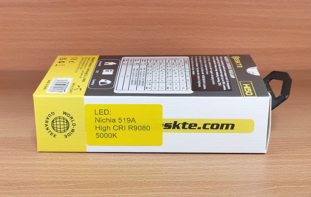 SKILHUNT H150 ブルー 日亜519A 5000K ヘッドランプ