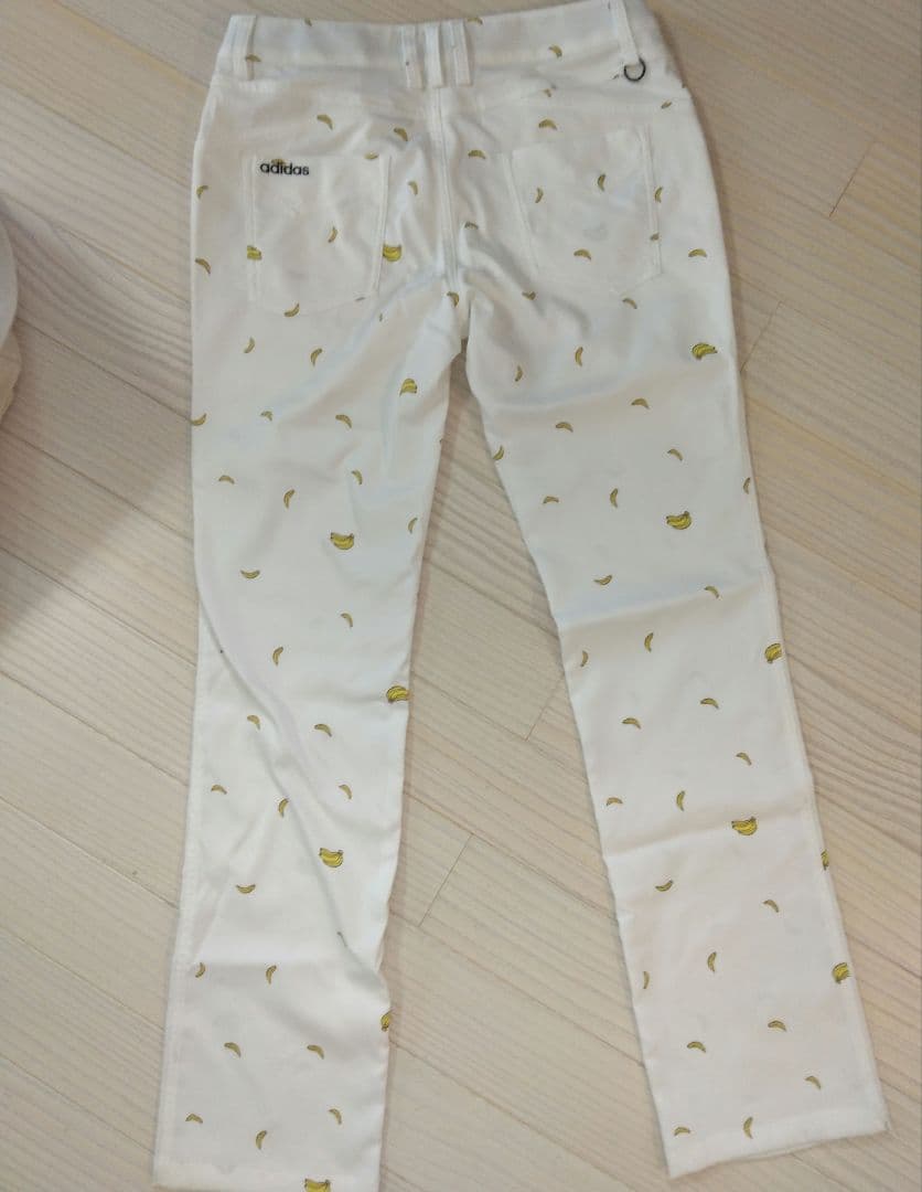 さ*️様 [新品タグ無し]adidas バナナ柄パンツ ホワイト