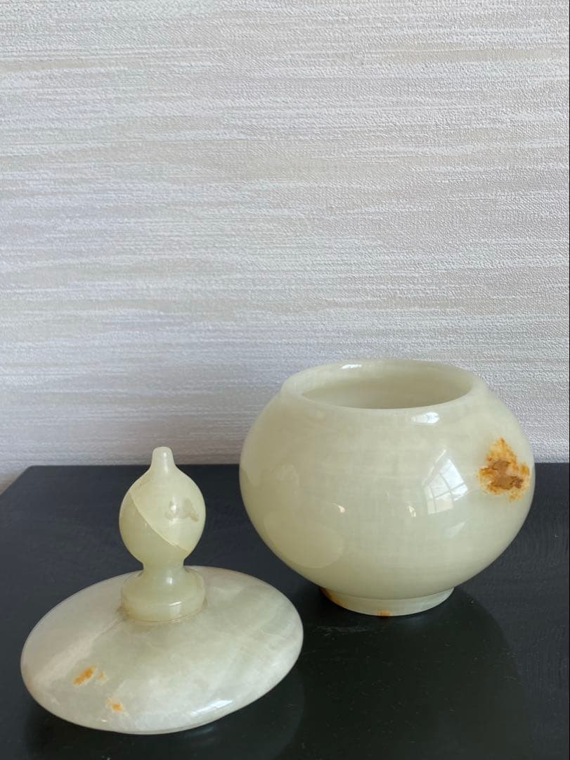 天然石 小物入れ 丸い インテリア アンティーク 置物