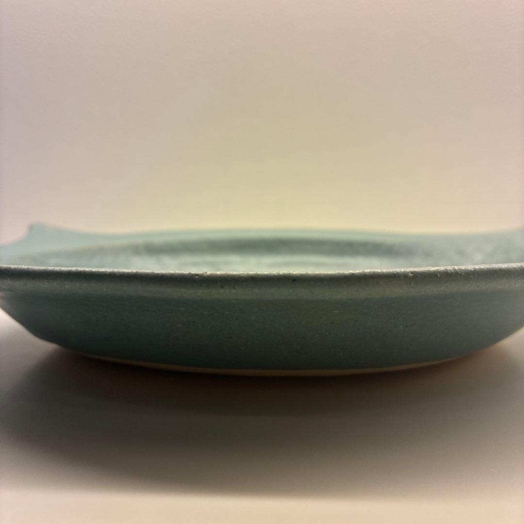 【美品】2枚セット　よしざわ窯　大きな鳥皿　深　プレート　クリスマス