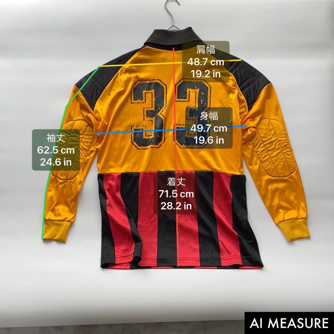 adidas 長袖シャツ 90’S サッカーGKシャツ マルセイユ Lサイズ