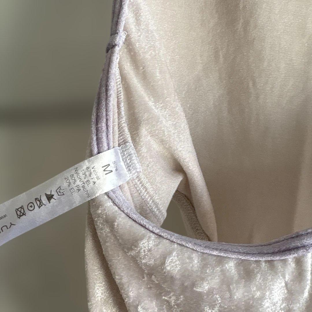 alohappy様❗️YUMIKO クラッシュベロア　レオタード　M