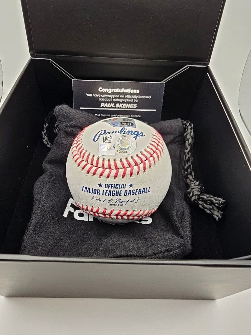 直筆サイン MLB ポールスキーンズ Fanatics★Paul Skenes
