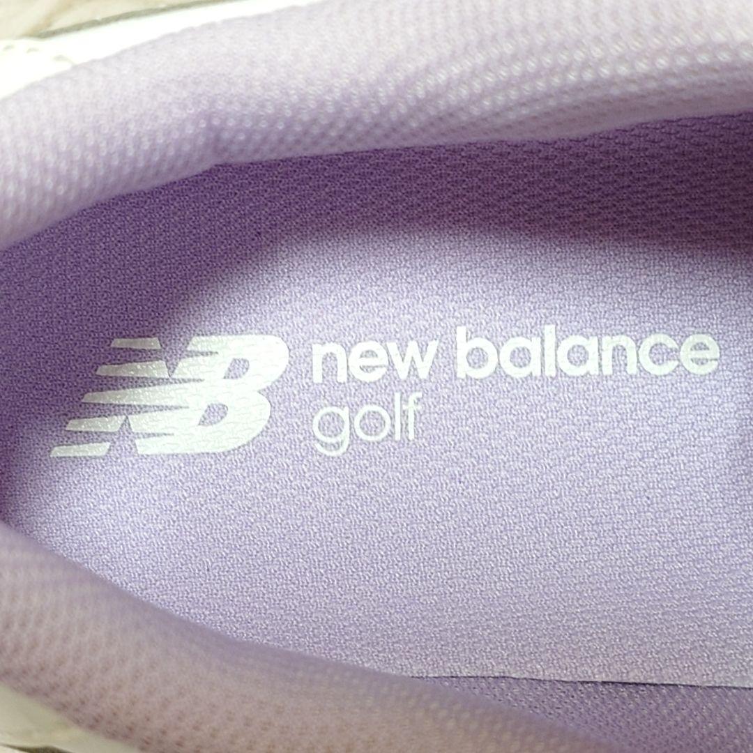 美品 new balance 574 ニューバランス ゴルフシューズ 靴 24