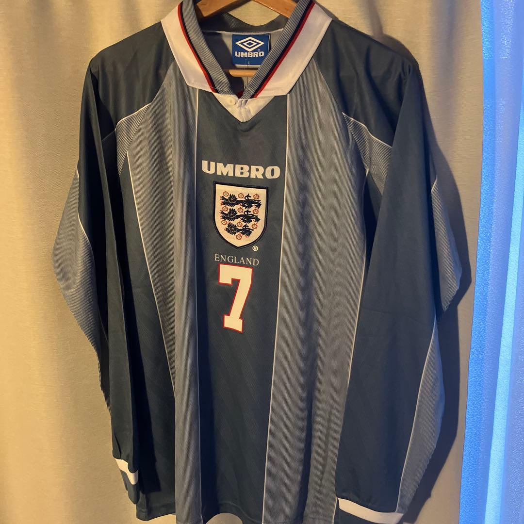 UMBRO 90s イングランド代表 サッカーシャツ デビッド・ベッカム L