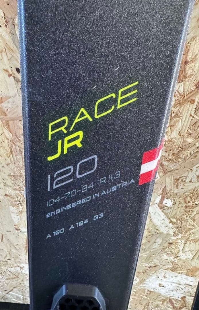 値下げ可‼️Fischer Race JR 120 スキー&ストック