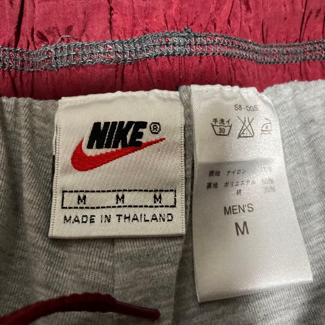 銀タグ NIKE ナイキ　90s ナイロンパンツ バーガンディ