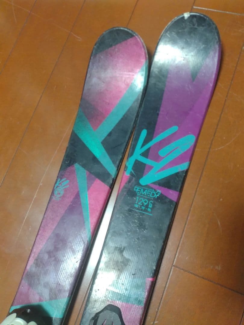 【フリースタイル☆】129cm　Ｋ２スキー板♪　ツインチップ！