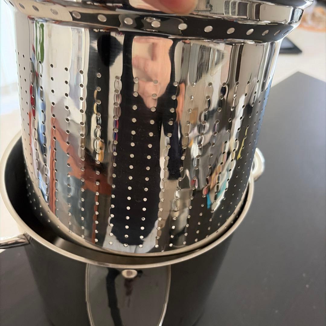bodum ボダム　ステンレス鍋　蒸し器　シャンボール　寸胴鍋　IH可