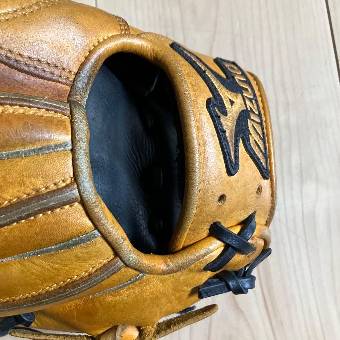 Mizuno プロフェッショナルグローブ 右投げ用 ブラウン