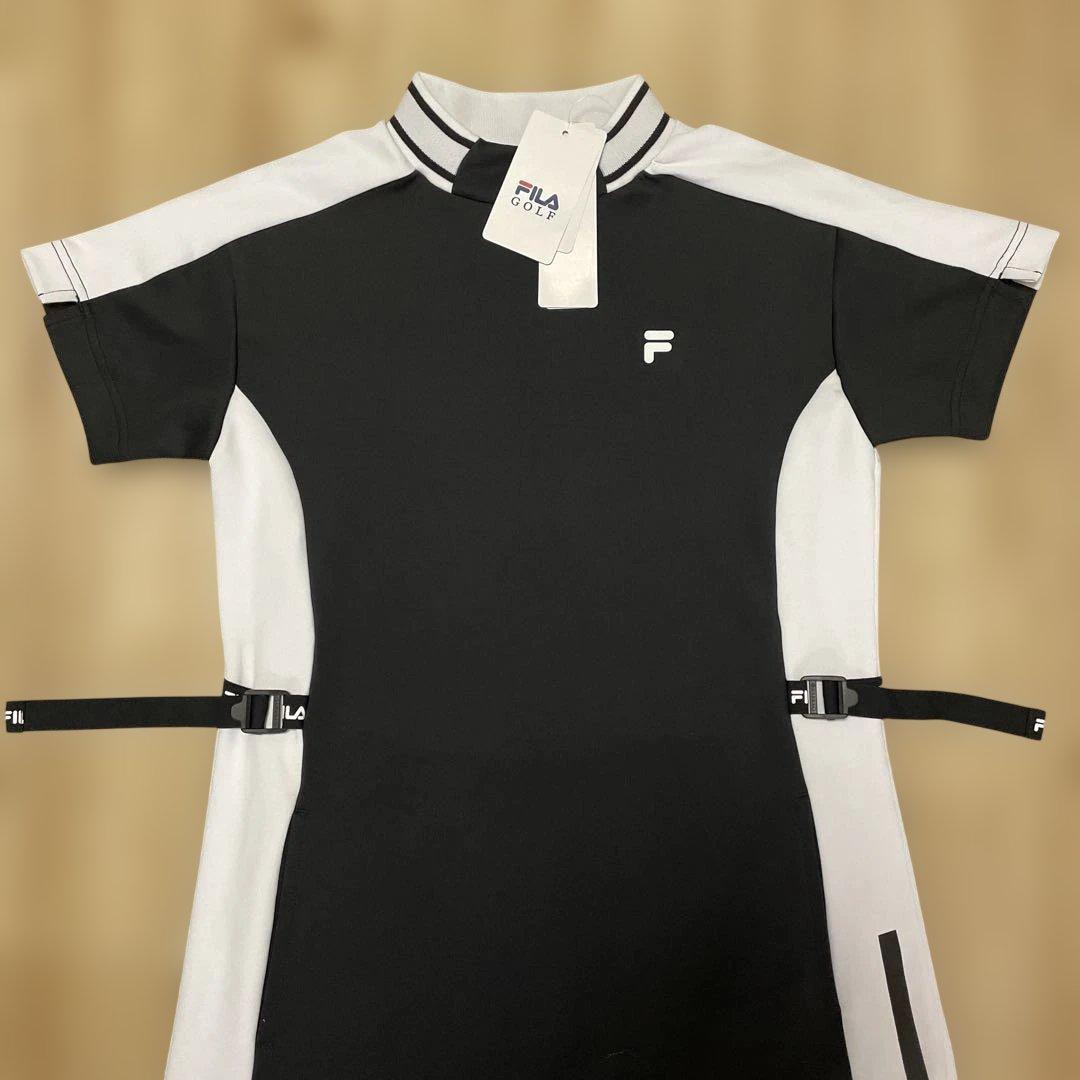 FILA GOLF モックネックワンピース S レディース フィラゴルフ