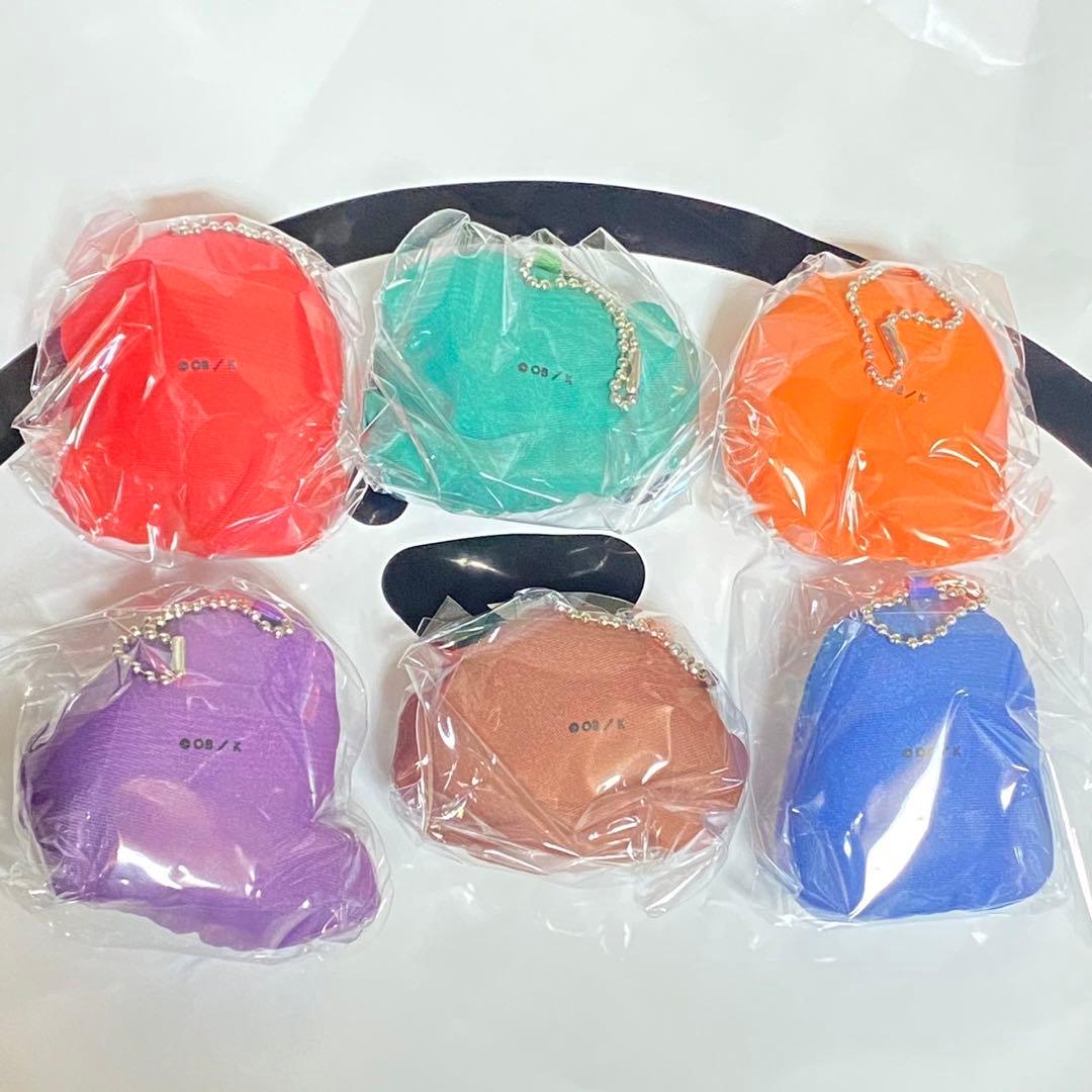 ●お文具といっしょようこそおぶのゆへクッションキーホルダーコンプリート