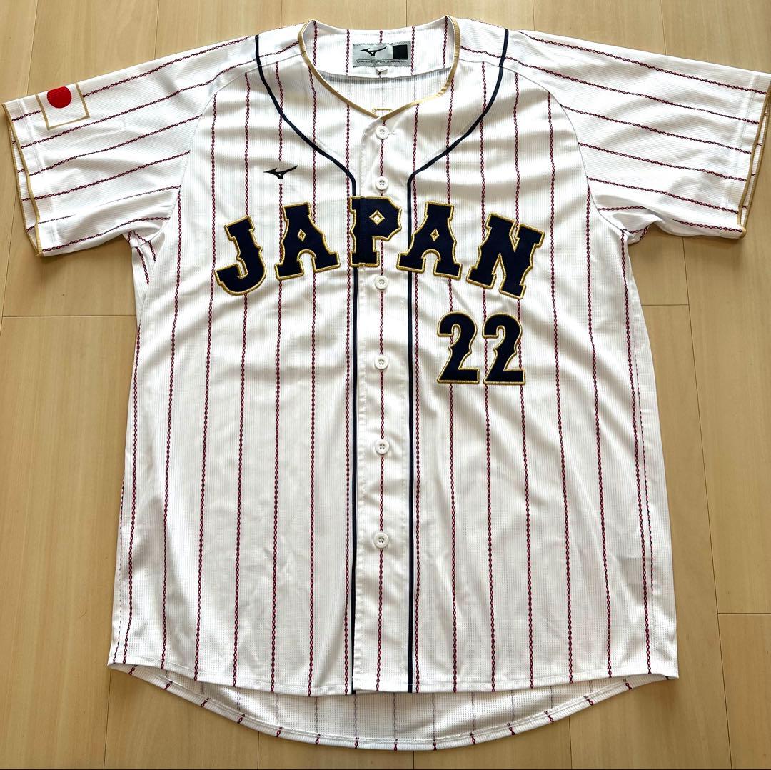 こ*ん様 Lサイズ WBC 2023 侍ジャパン 湯浅京己投手 ユニフォーム