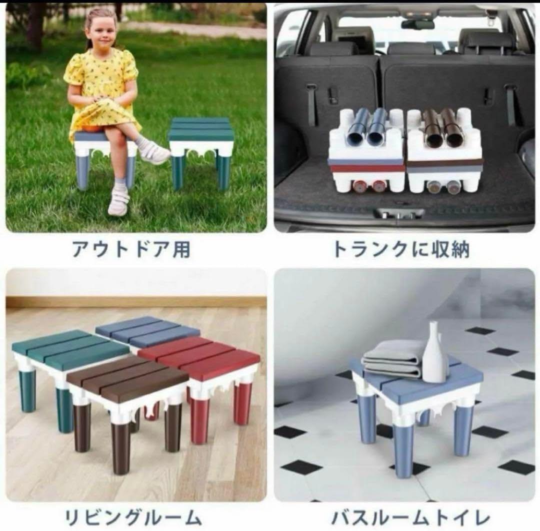 【グリーン】ローチェアインテリア アウトドア チェア 椅子 コンパクト 組み立て