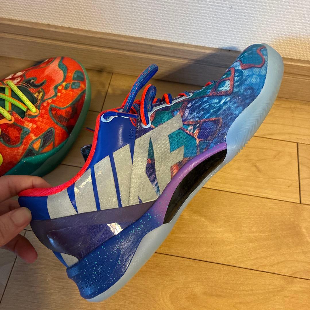 美品！Nike Kobe8 レッド/グリーン/ブルー 予備シューレース付き