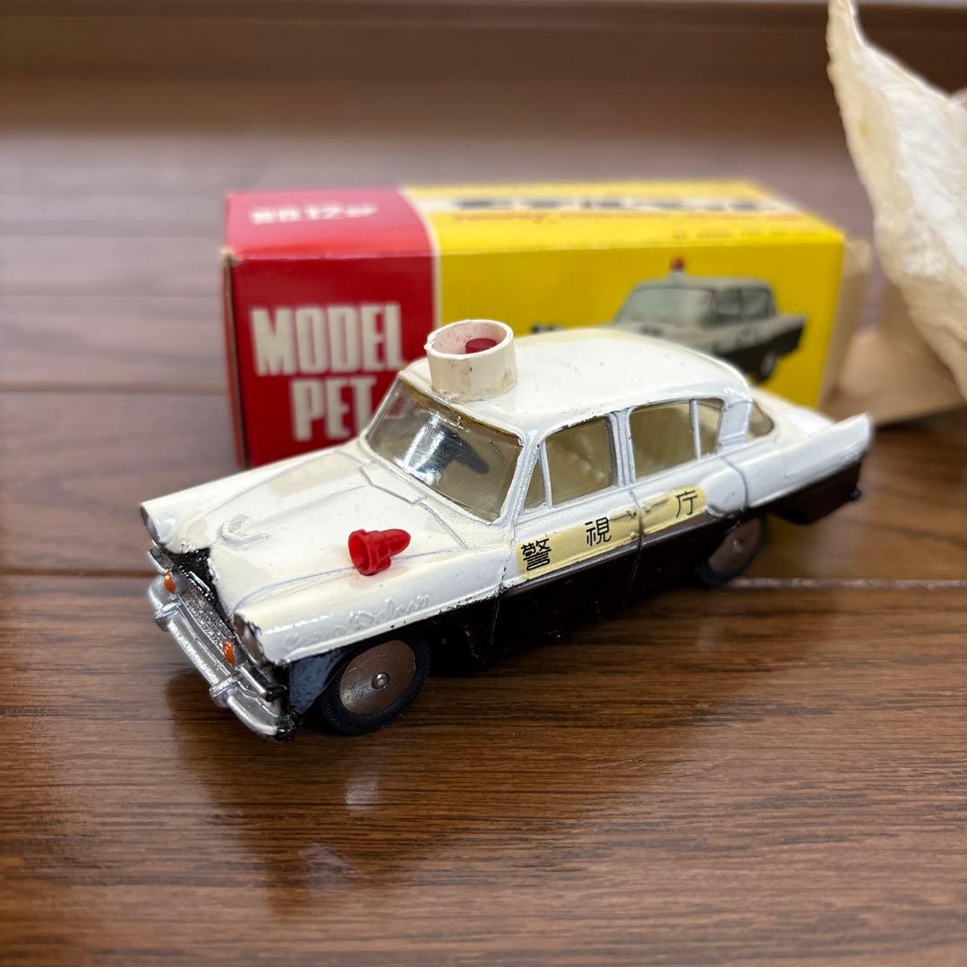 【貴重品】MODEL PET トヨペット クラウン パトカー NO.12SP