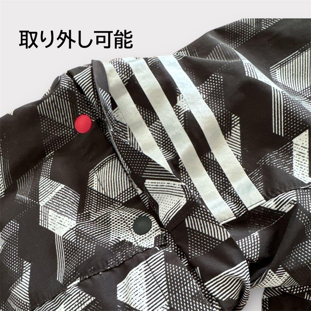 adidas アディダスゴルフ　2wayウィンドブレーカー M ナイロン　　黒
