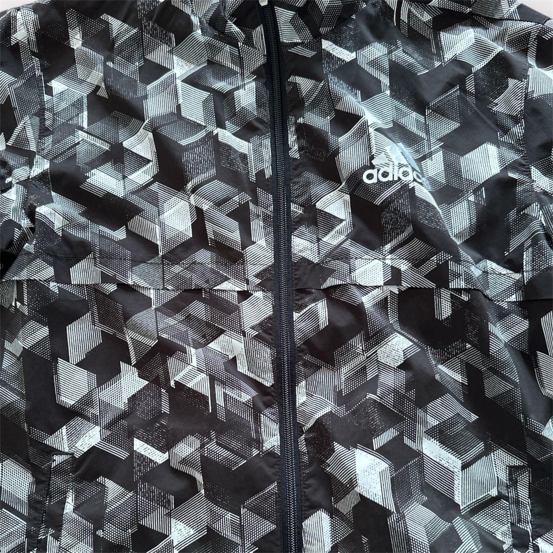 adidas アディダスゴルフ　2wayウィンドブレーカー M ナイロン　　黒