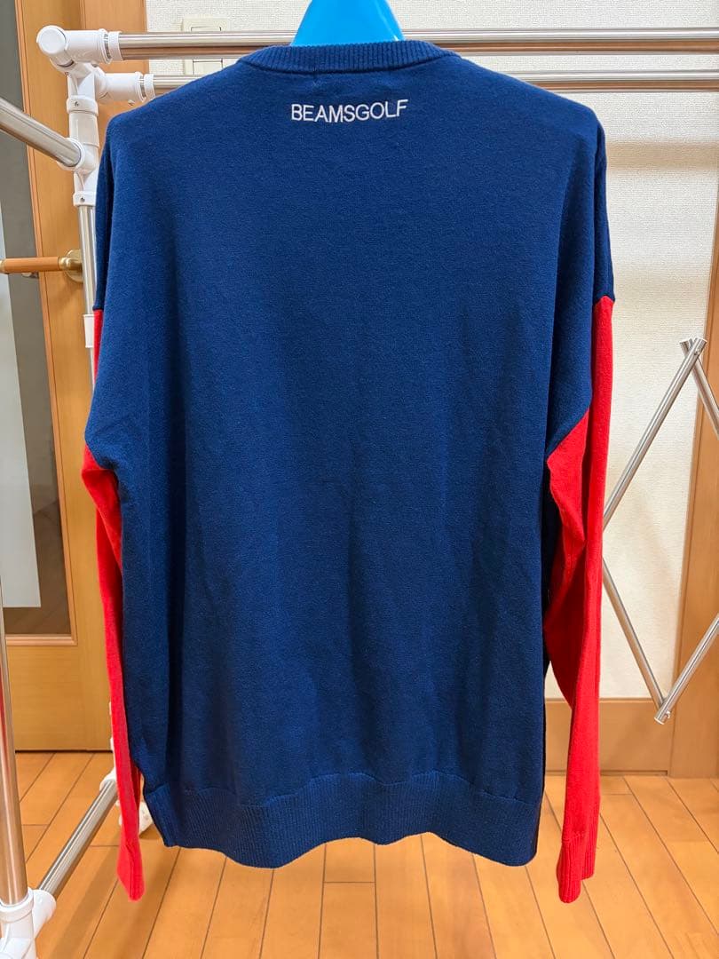 BEAMS GOLF ビームス ゴルフ　クルーネックセーター