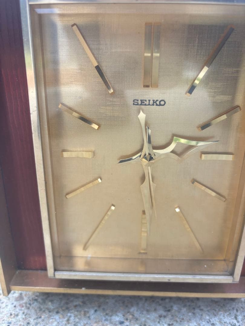 SEIKO クラシック置時計 ゴールド