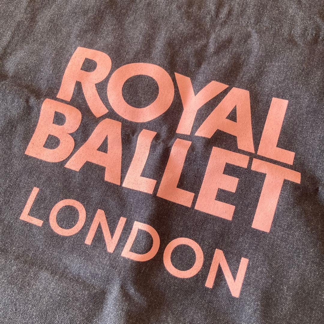  BALLET ロイヤルバレエ トートバッグ デニムカラーキャンバス地