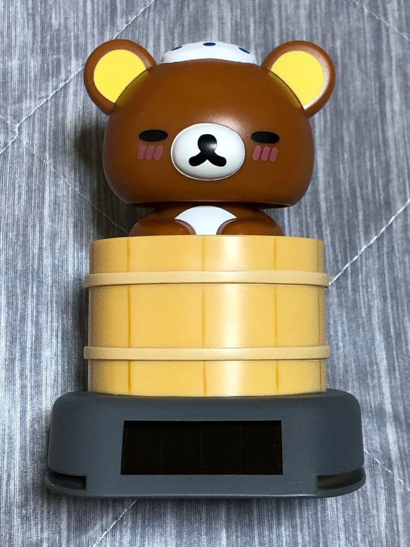 リラックマ ソフビバンク ミニ 温泉ソーラーマスコット リラックマ寿司 おわん