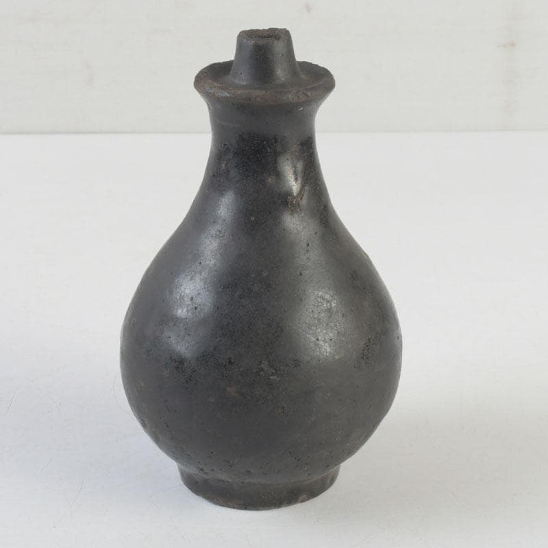 朝鮮美術　李朝　黒釉　執壷　水注　V　A18