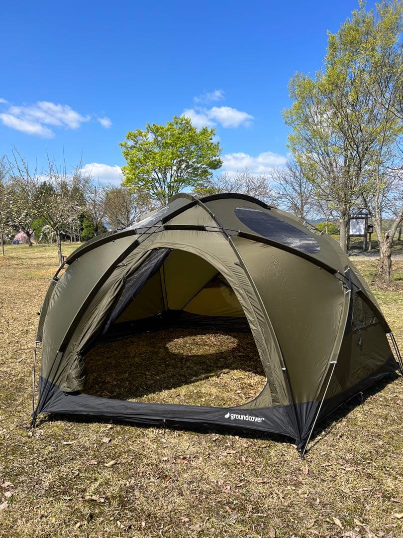 テント・タープ groundcover ACORN HOUSE 3.45 OLIVE GREEN