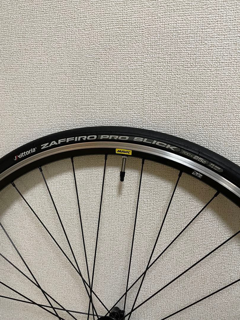 シマノ マビック リムブレーキ ホイール クリンチャー 前後セット 700c