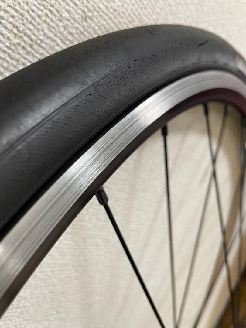 シマノ マビック リムブレーキ ホイール クリンチャー 前後セット 700c