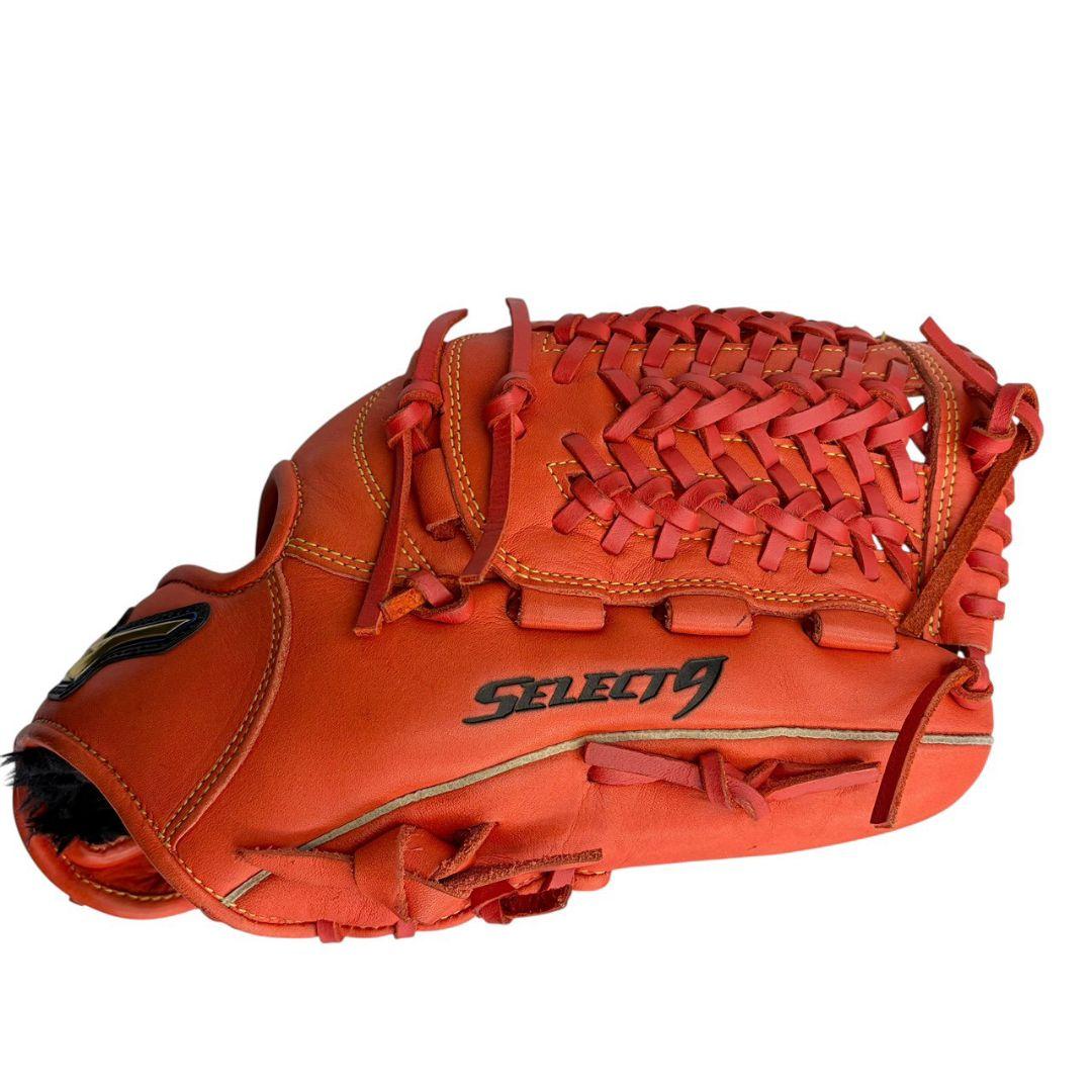 【美品】MIZUNO Select9 軟式グローブ 外野用　オレンジ