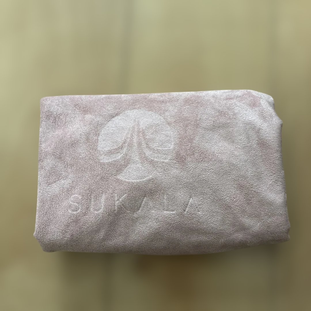 ヨガマット　ラグ　ホットヨガLAVA ケース付き　ピンク