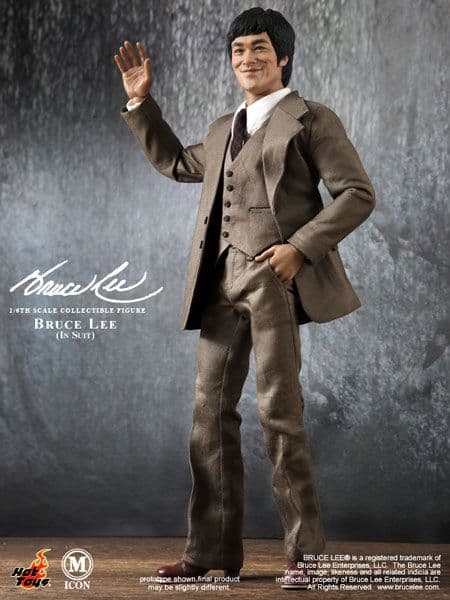 最終値下げ！限定品　HOT TOYS　ブルース・リー 　スーツ　燃えよドラゴン