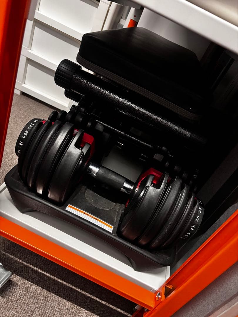 4WD 24キロダンベルx2・トレーニングベンチ ※直接引き取り限定