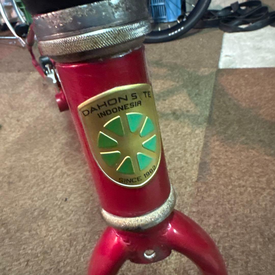 DAHON metro D6 折りたたみ自転車 フレーム 赤