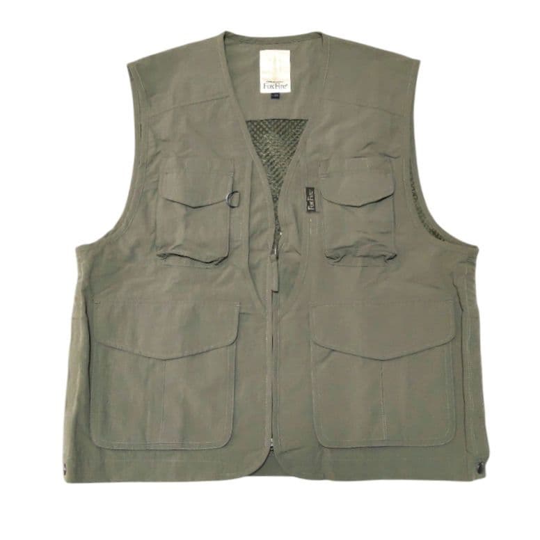 新品 旧ロゴ フォックスファイヤー サプレックスガイドベスト カーキ XL