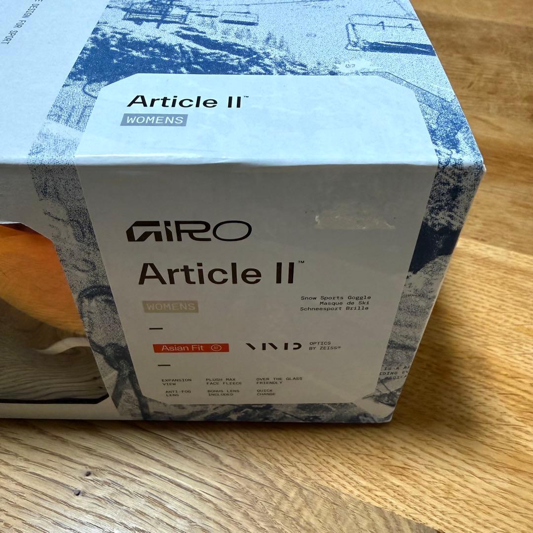 ゴーグル GIRO Article II WHITE RAILS