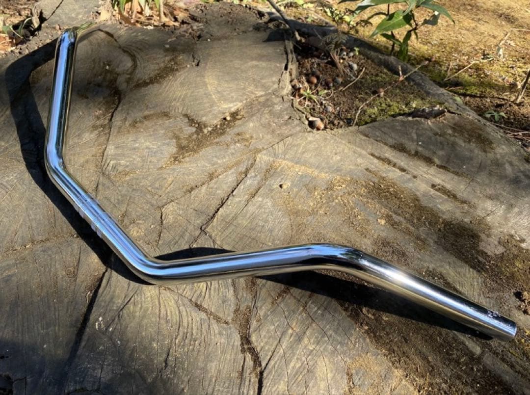 Nitto クロームメッキ スチール ライザー ハンドルバー