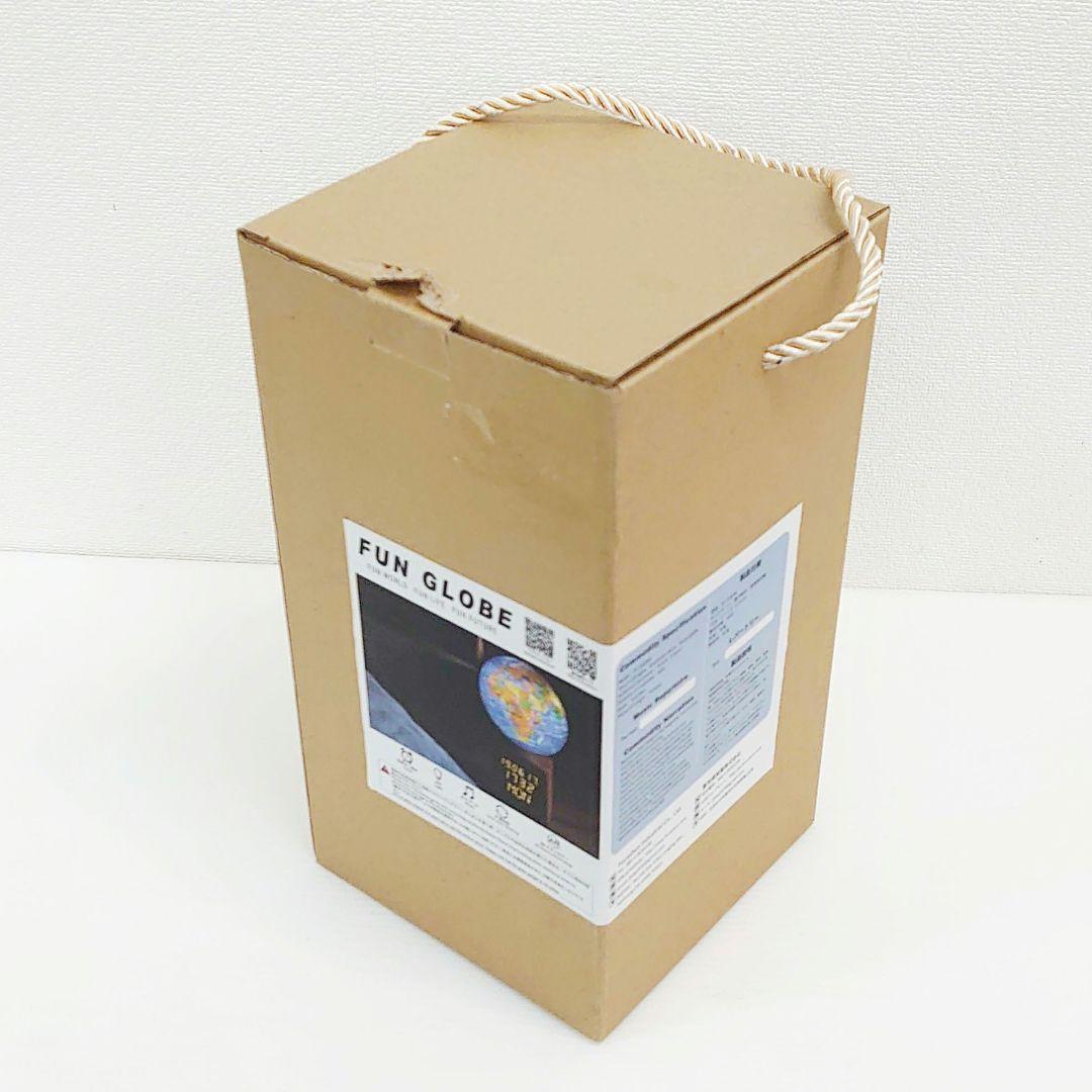 FUN GLOBE 地球儀　クロック　オルゴール付き 置き時計　AR