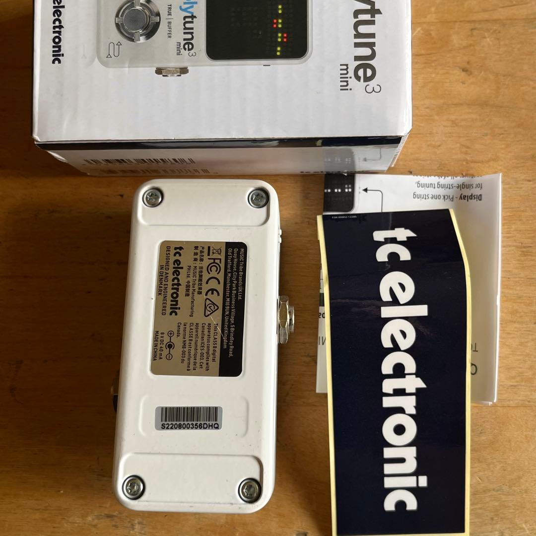 TC electronic Polytune 3 mini チューナー